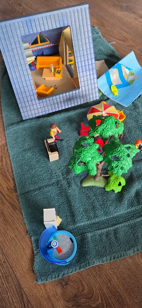 playmobil vakantiehuis 3230, Ophalen, Gebruikt, Gebouw, Complete set
