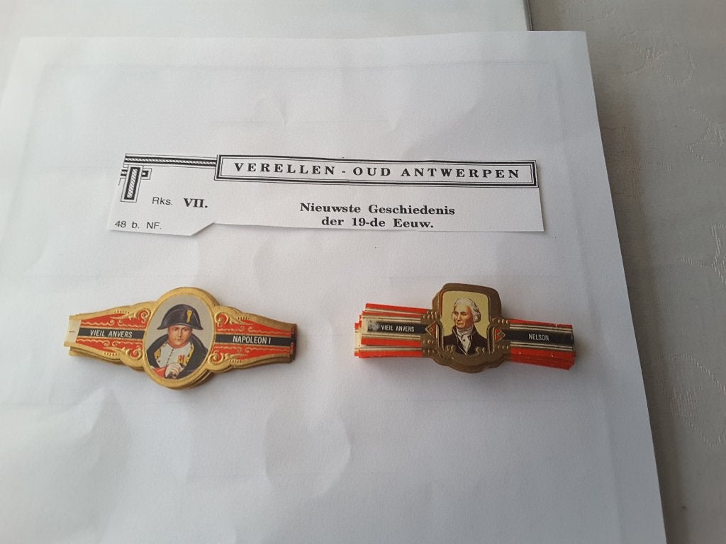 Sigarenbandjes verellen chronica reeks 7, Ophalen of Verzenden, Gebruikt, Sigarenbandjes