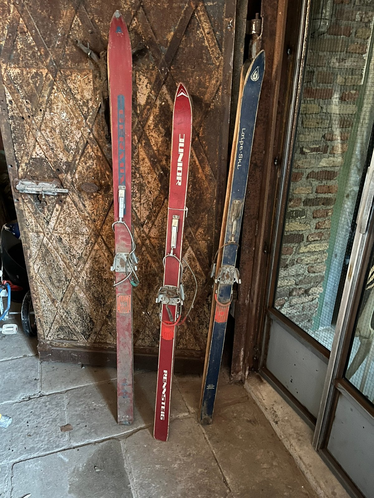 Oude houten ski’s., Ophalen of Verzenden, Gebruikt