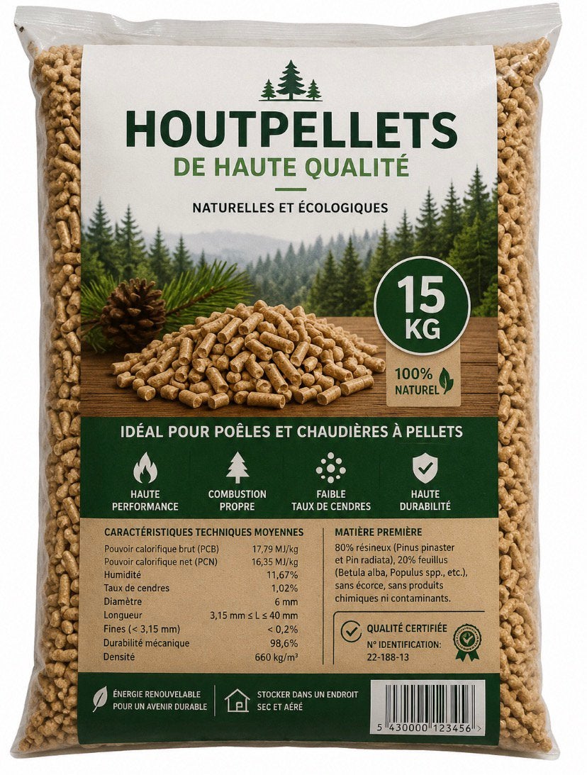 🔥 HOUTPELLETS VAN HOGE KWALITEIT – €280 PER PALLET! 🔥, Minder dan 3 m³, Ophalen of Verzenden, Overige houtsoorten