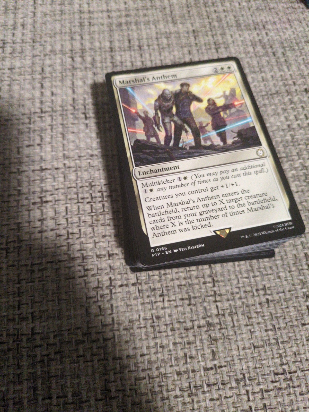 Mtg Starter Deck Enchantments (Mono Wit), Hobby en Vrije tijd, Ophalen of Verzenden, Nieuw, Speeldeck