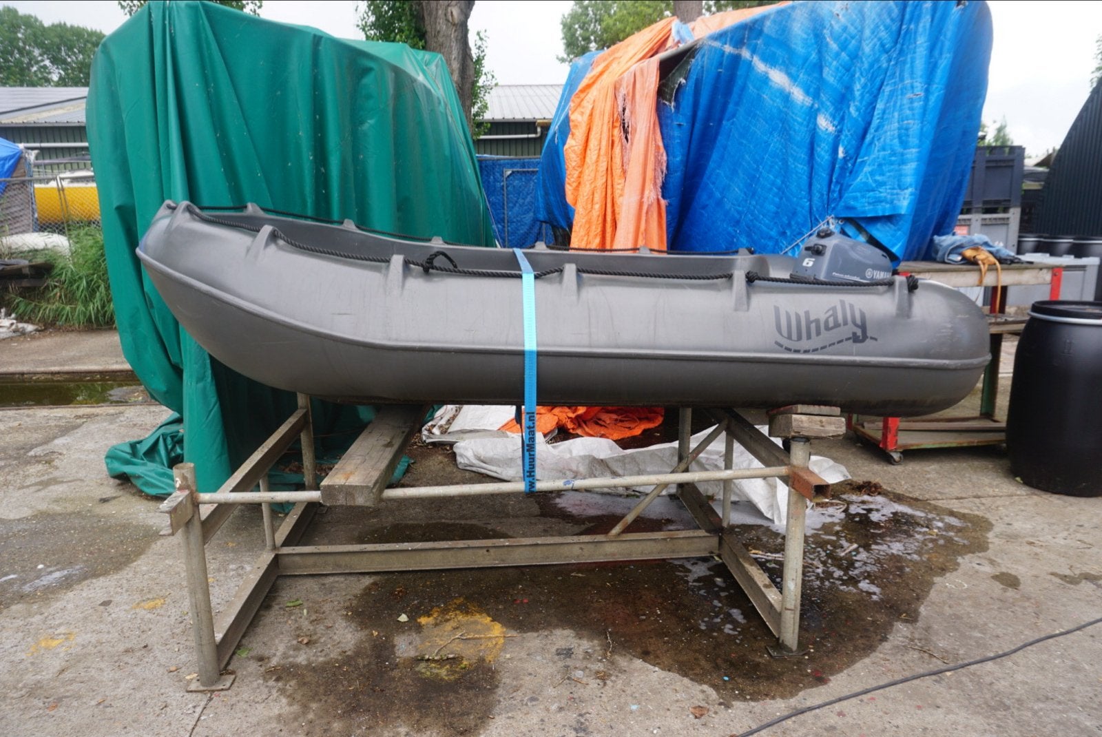 Whaly 310 met Yamaha 6pk buitenboordmotor, Watersport en Boten, 6 pk, Ophalen, Polyester/glasvezel, Overige merken