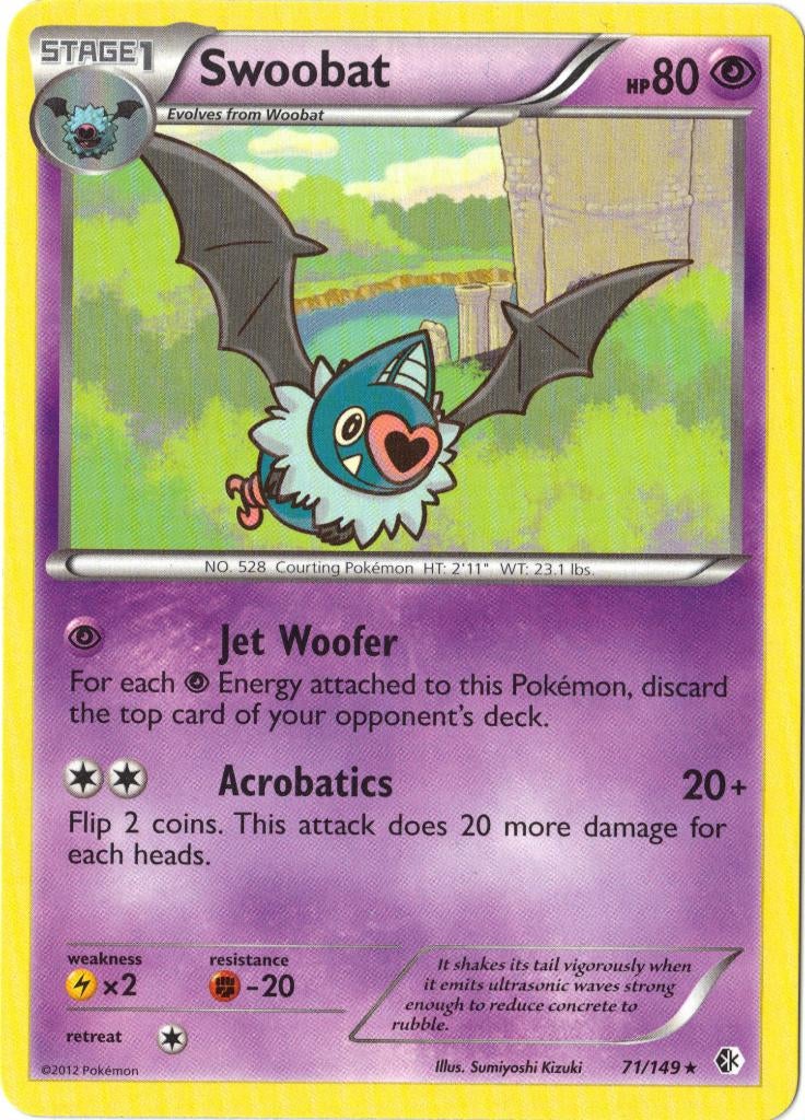 Boundaries Crossed,  Swoobat [rare] 71/149, Verzenden, Nieuw, Losse kaart