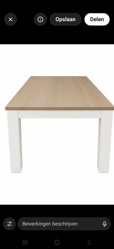 Prachtige zware eettafel ALLEEN OPHALEN, Ophalen, 100 tot 150 cm, 200 cm of meer, Zo goed als nieuw