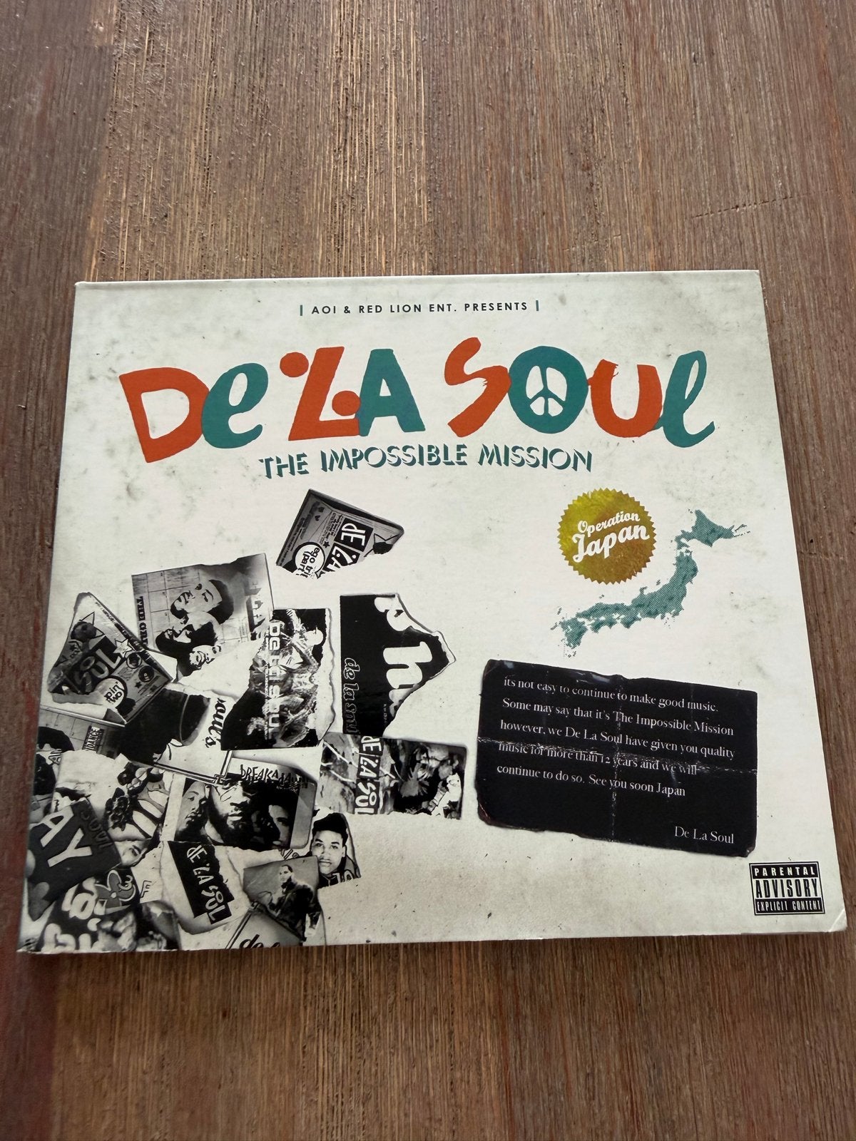 De La Soul - The Impossible Mission (Operation Japan), Ophalen of Verzenden, Zo goed als nieuw, Album, Inclusief doosje