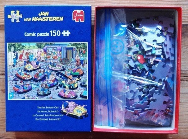 Jan van Haasteren 150 stukjes puzzels (diverse), schoenkado, Hobby en Vrije tijd, Denksport en Puzzels, Ophalen of Verzenden, Minder dan 500 stukjes