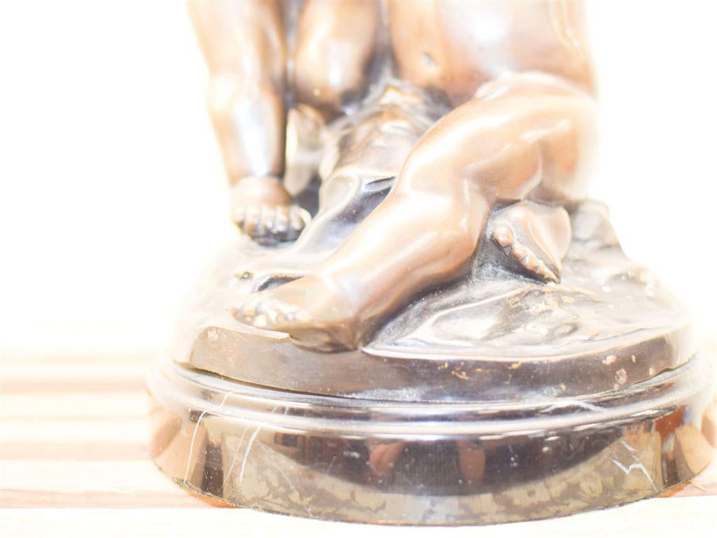Bronzen beeld kinderen Auguste Moreau 51530, Ophalen of Verzenden