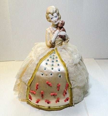 half doll/speldenkussen, Ophalen of Verzenden, Zo goed als nieuw, Overige typen