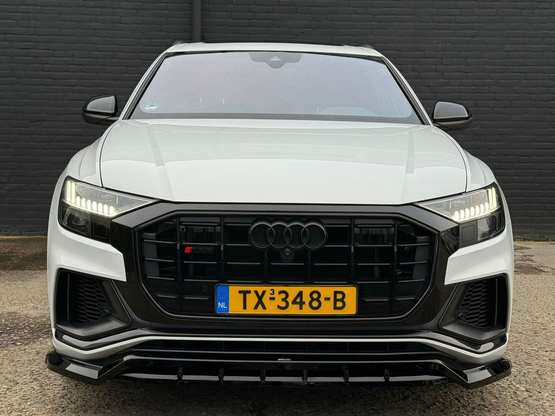 Audi Q8 50 TDI Quattro Pro S Line PANO|CARPLAY|PDC|STOELVER|, Auto's, Automaat, Gebruikt, Automatische klimaatregeling, Leder en Stof