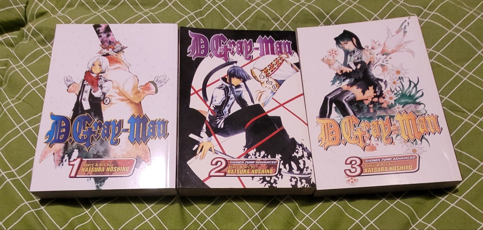 Manga's D. Gray-Man vol. 1 tm 3, Boeken, Gelezen, Katsura Hoshino, Ophalen of Verzenden, Meerdere stripboeken