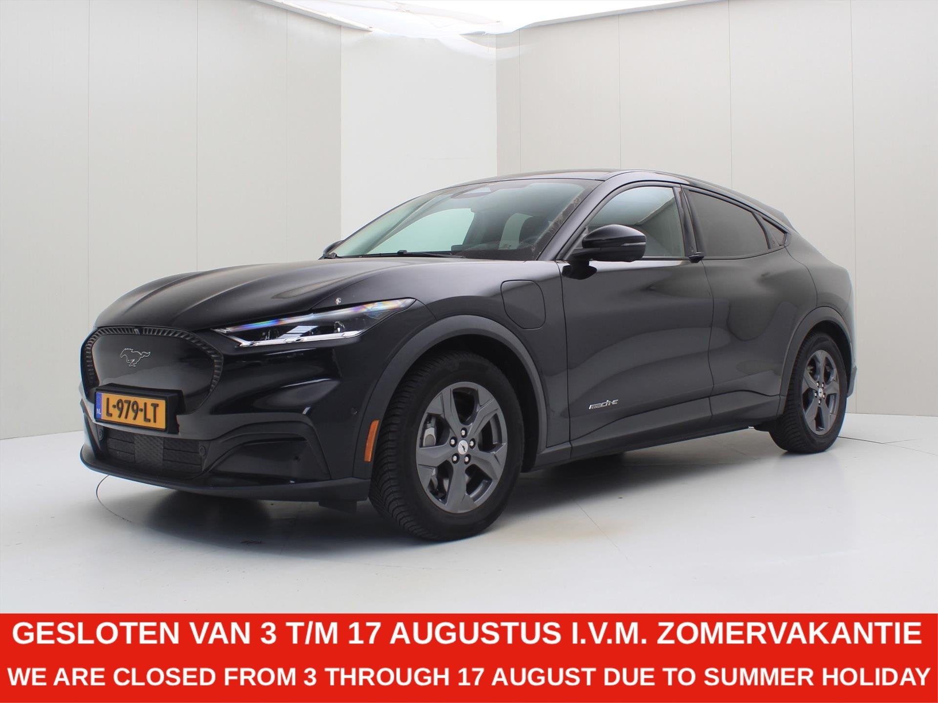 Ford Mustang Mach-E 75kWh 258pk RWD 94% Soh [ 360CAM+TECH PA, Auto's, Automaat, Gebruikt, 258 pk, Zwart