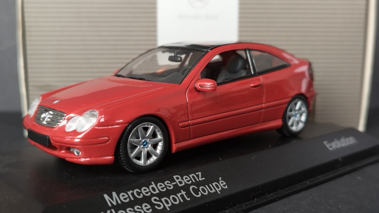 Mercedes Benz C Klasse Sport Coupe 1:43 Minichamps Pol, Auto, Verzenden, ., Nieuw