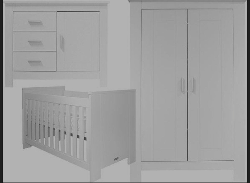 Bopita babykamer cobi, commode,ledikant+matr,kast,plateautje, Ophalen, Gebruikt, Jongetje of Meisje