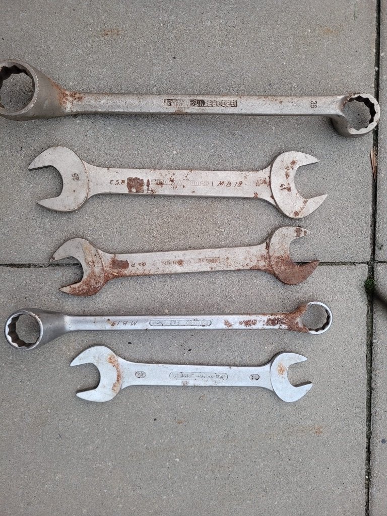 Ring/steek sleutels, Doe-het-zelf en Verbouw, Gereedschap | Handgereedschap, Ophalen, Gebruikt, Sleutel/ratel, Gedore
