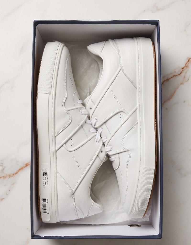 Suitsupply sneakers wit leer maat 47 – nieuw in doos, Wit, Nieuw, Ophalen of Verzenden, Sneakers of Gympen