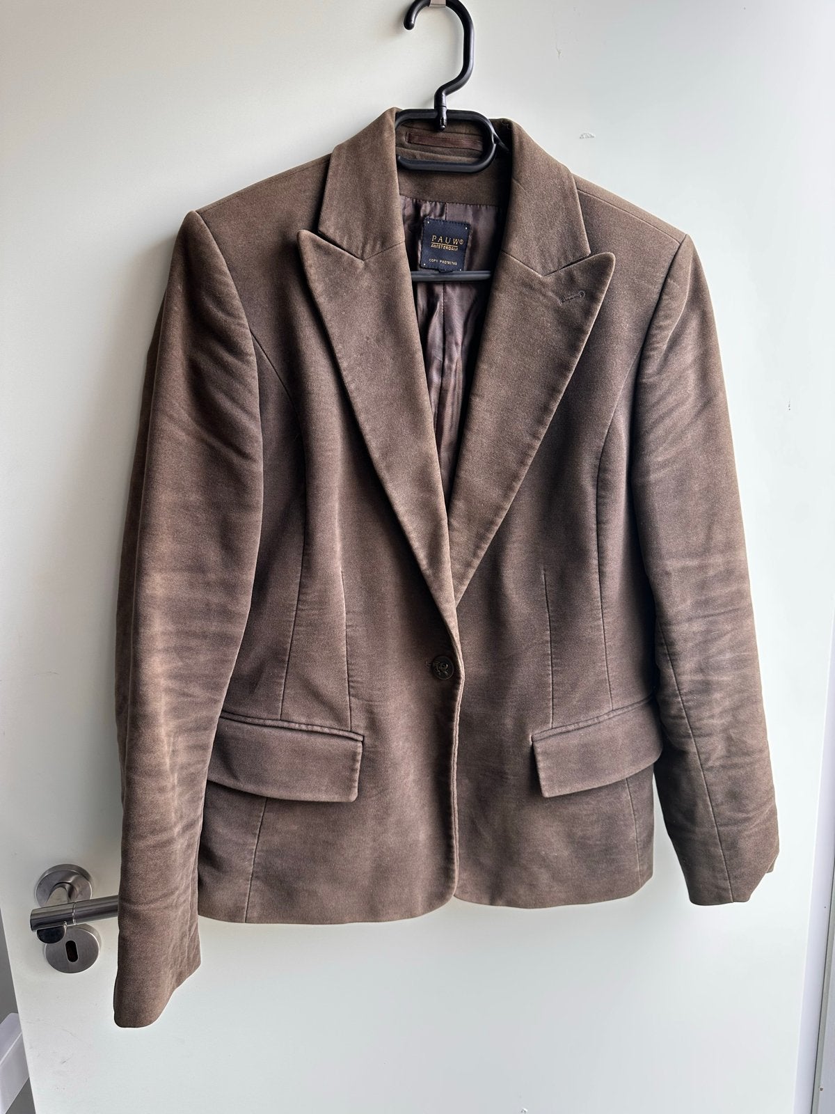 Pauw Amsterdam Bruin blazer - Maat 38/40 (M), Kleding | Dames, Maat 38/40 (M), Bruin, Ophalen of Verzenden, Jasje