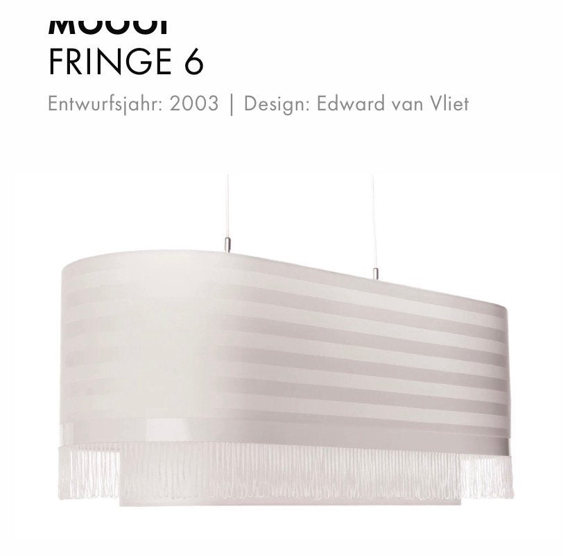 Moooi Fringe design lampen 2x Fringe 1 en 1xFringe 6