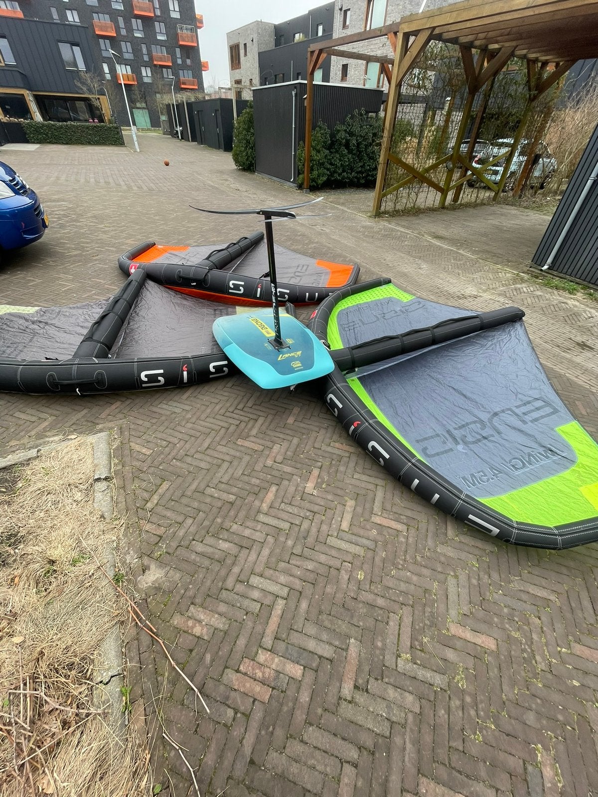 Beginner wing-set te huir, Watersport en Boten, Ophalen, Gebruikt, Wingsurf-wing
