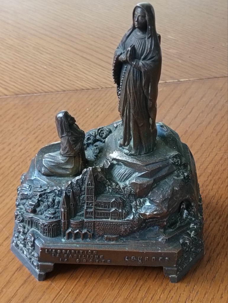 Lourdes muziekdoosje 17 cm, Ophalen of Verzenden