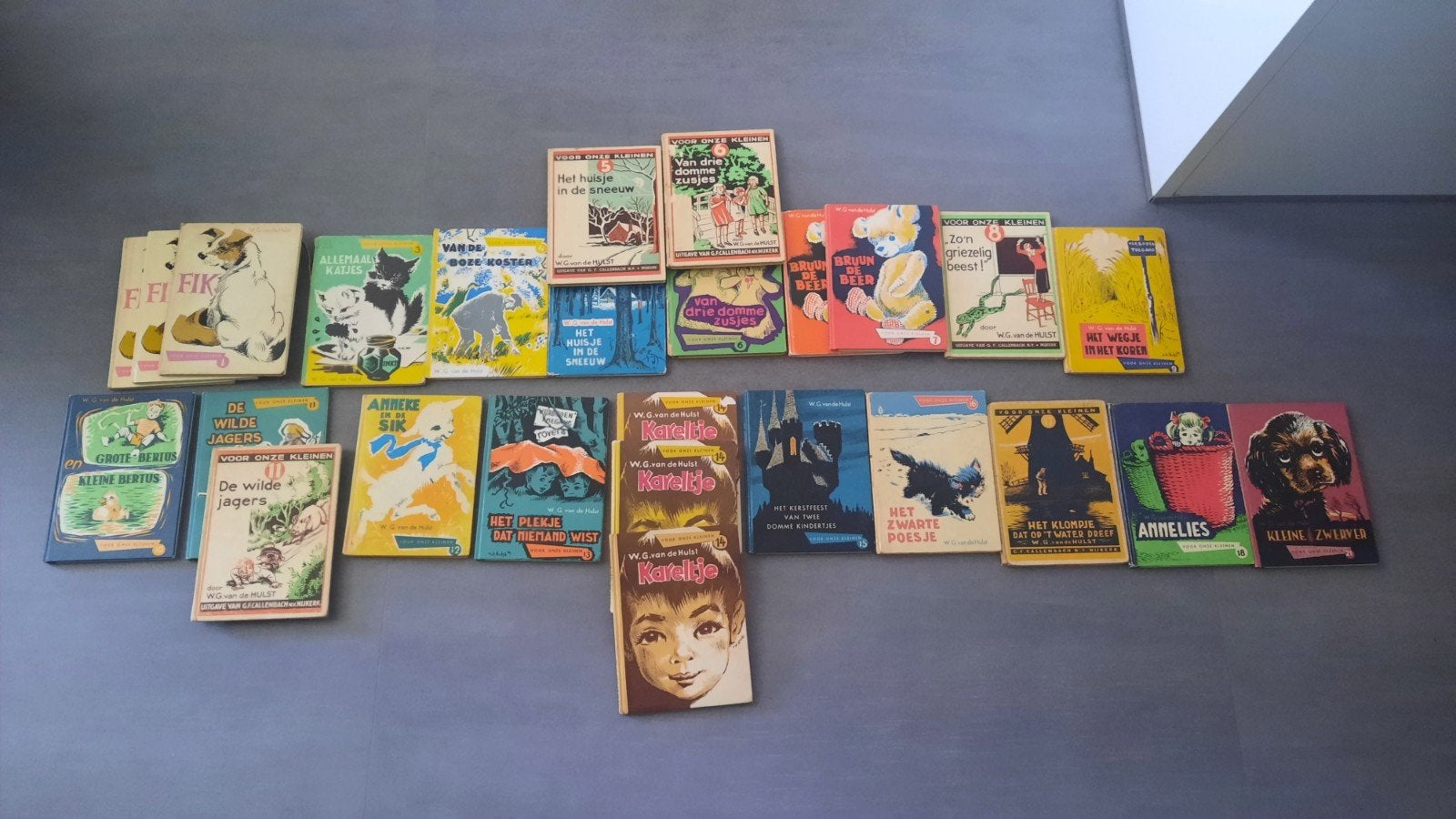 W.G. van de Hulst kinderboeken – Serie "Voor Onze Kleinen", Ophalen of Verzenden, Gelezen, W.G. van de Hulst