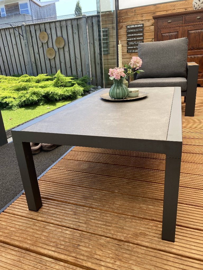 tuintafel 140-70-47, Tuin en Terras, Ophalen, Gebruikt, Rechthoekig, Aluminium