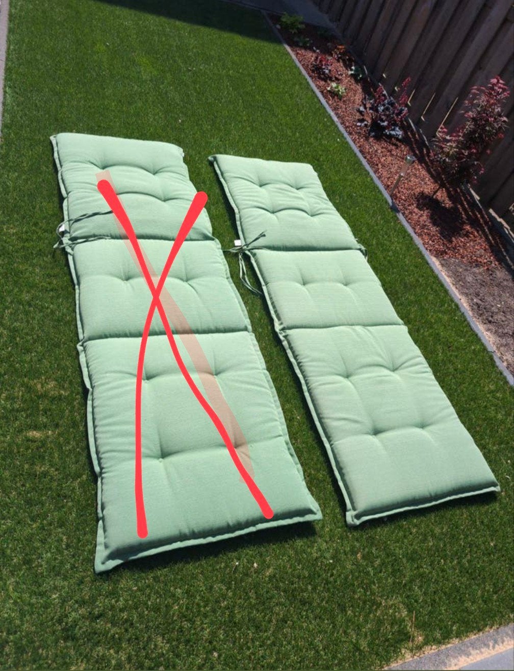 1x Hartman ligbed kussen soft green - Zo goed als nieuw, Ophalen, Zo goed als nieuw