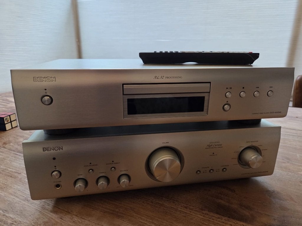 Denon HiFi Set (PMA-800NE + DCD-600NE) – Premium Silver, Ophalen, Gebruikt, Denon, Losse componenten