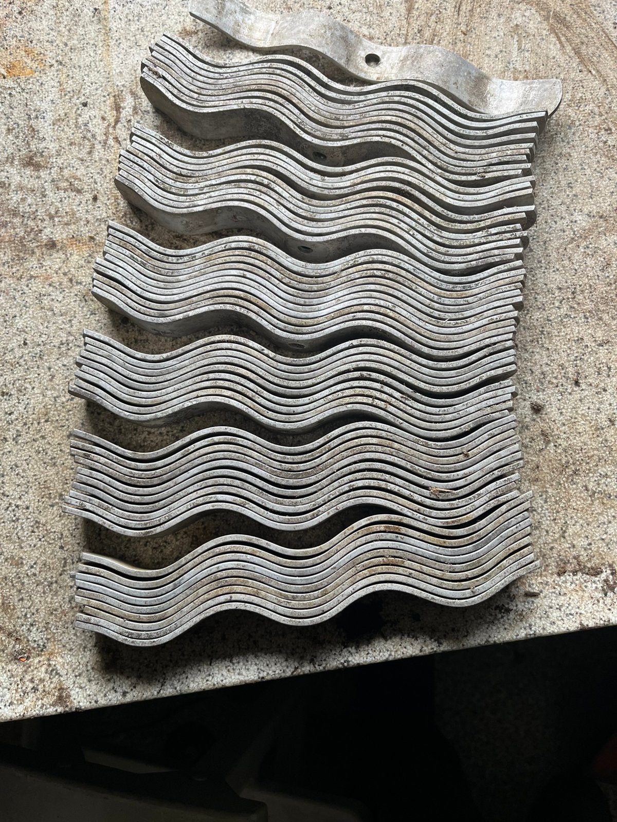 Golfplaat beugel 75 mm, Zwart, Ophalen of Verzenden, Zo goed als nieuw, Minder dan 5 m²