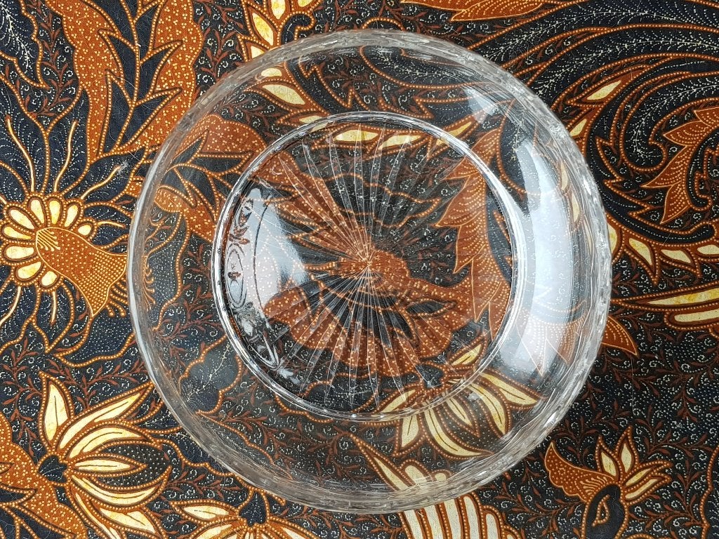 Prachtige oude kom of schaal uit Engeland van Webb kristal., Ophalen of Verzenden