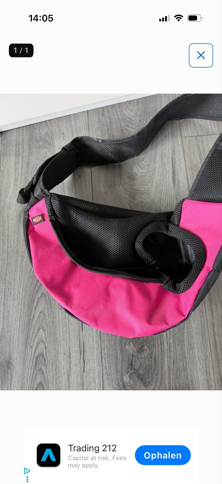 Hond/kat tas, Ophalen, Nieuw