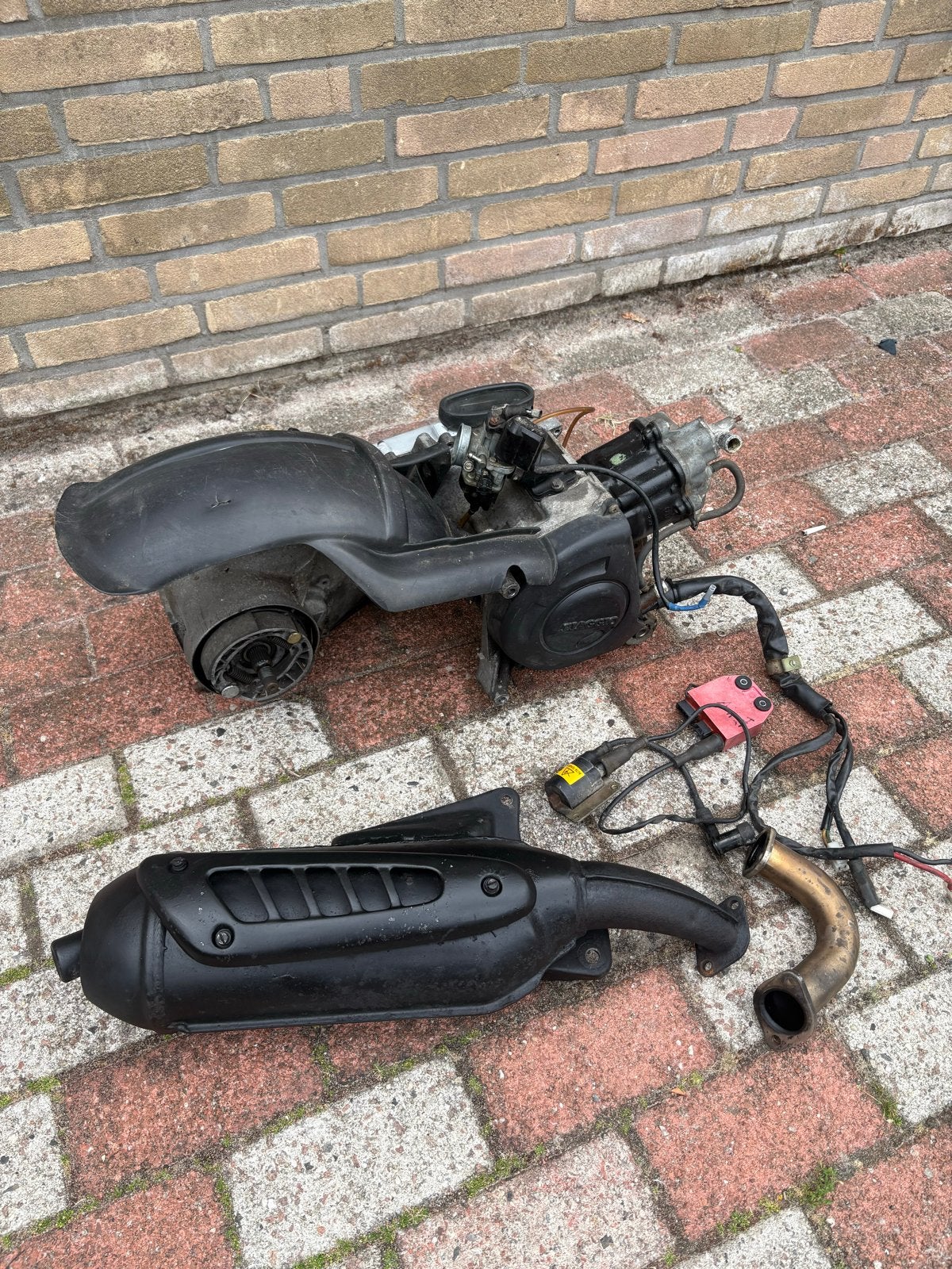 Piaggio Hexagon 180cc Blok, Fietsen en Brommers, Brommeronderdelen | Scooters, Ophalen, Gebruikt, Blok, Piaggio