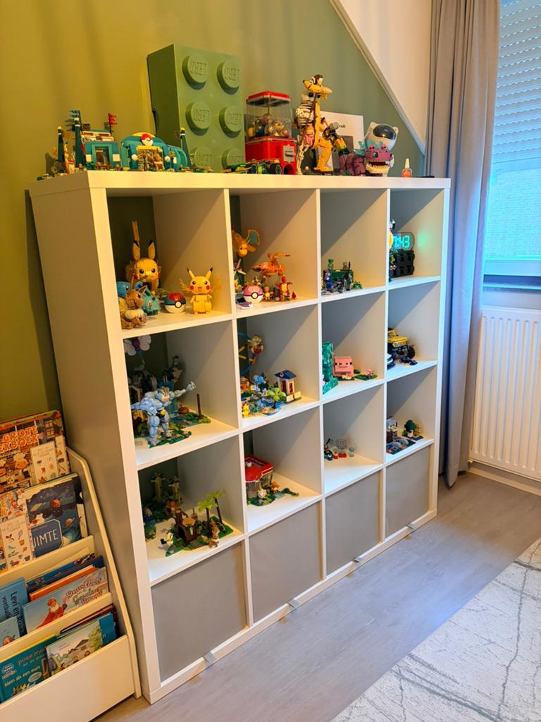 Ikea kallax vakkenkast wit, Ophalen, 100 tot 150 cm, Zo goed als nieuw, 150 tot 200 cm