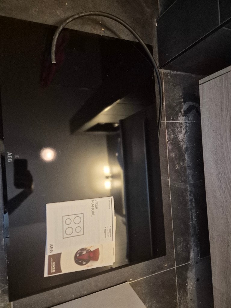 AEG inbouw IPE8453SFB kookplaat, Ophalen, 4 kookzones, Zo goed als nieuw, Inbouw