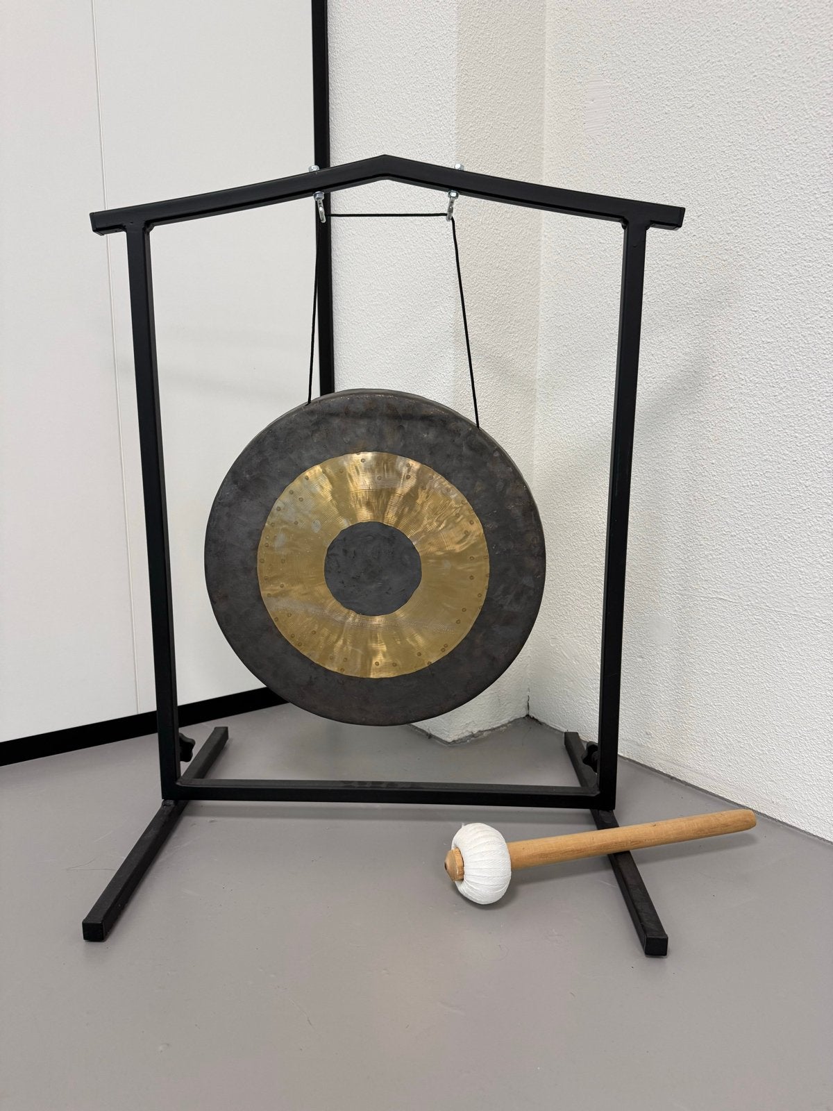 Gong met standaard en klopper, Ophalen of Verzenden