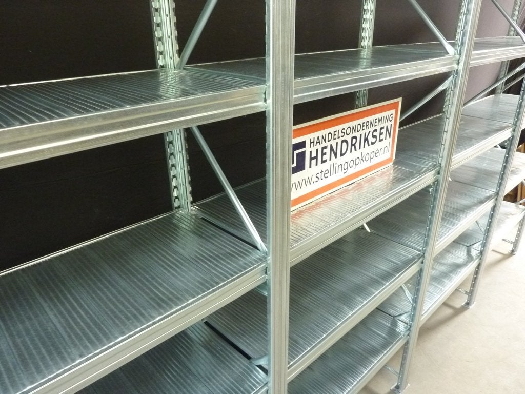 Voordeelset MetalSistem stelling / stellingkast staal partij, Gebruikt, Handelsonderneming Hendriksen, Ophalen of Verzenden, Munstermanstraat 6 - Hal 3 - Silvolde