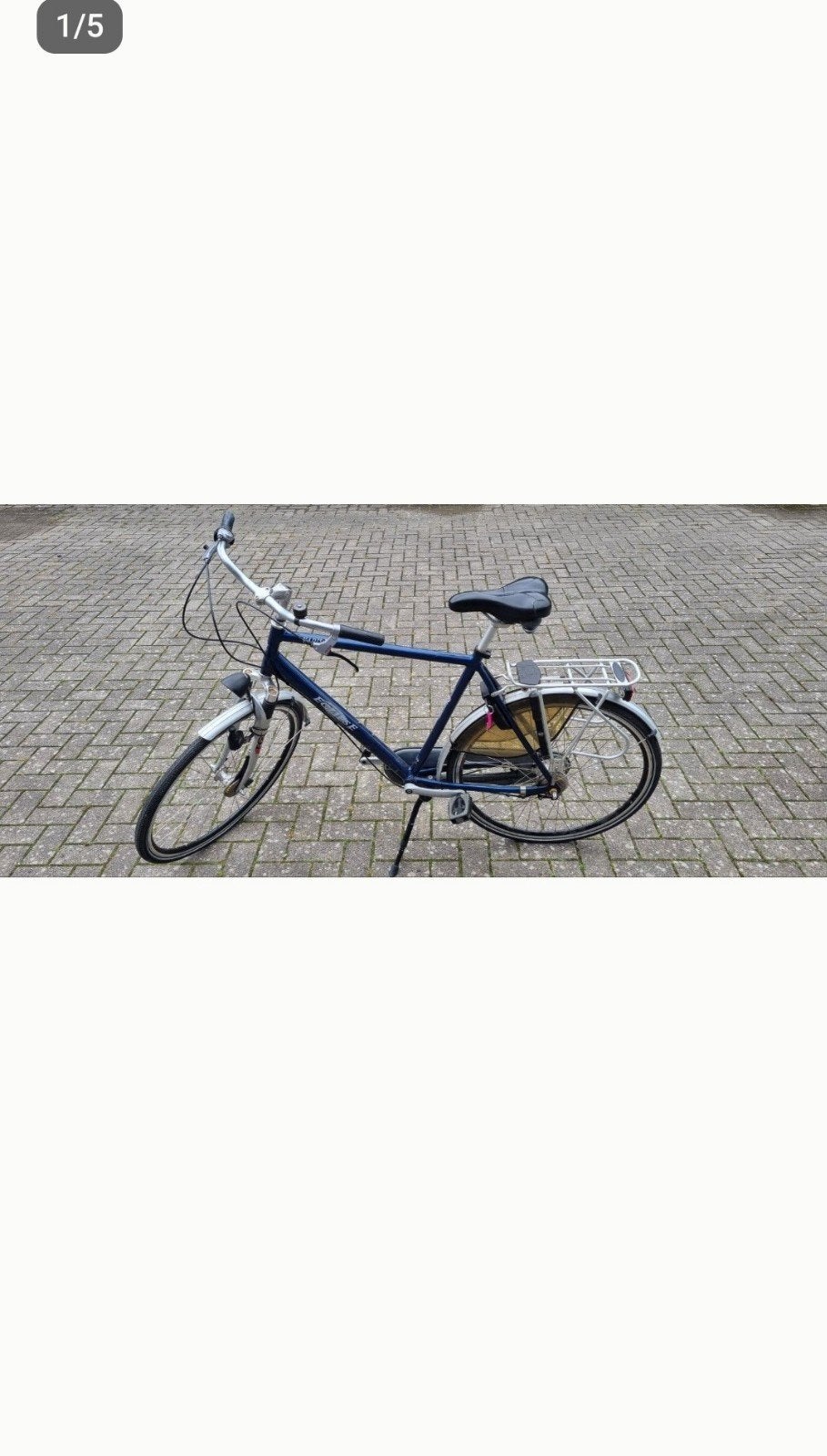 Eclipse herenfiets met 7 versnellingen, Gebruikt, Velgrem, Versnellingen, 57 tot 61 cm
