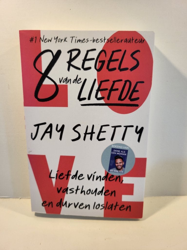 Jay Shetty				8 regels van de liefde, Ophalen of Verzenden, Zo goed als nieuw, Spiritualiteit algemeen, Overige typen