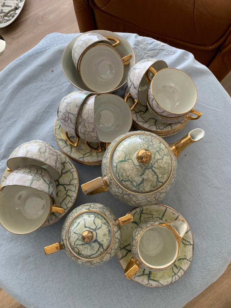 Te koop koffieset servies, Ophalen, Zo goed als nieuw