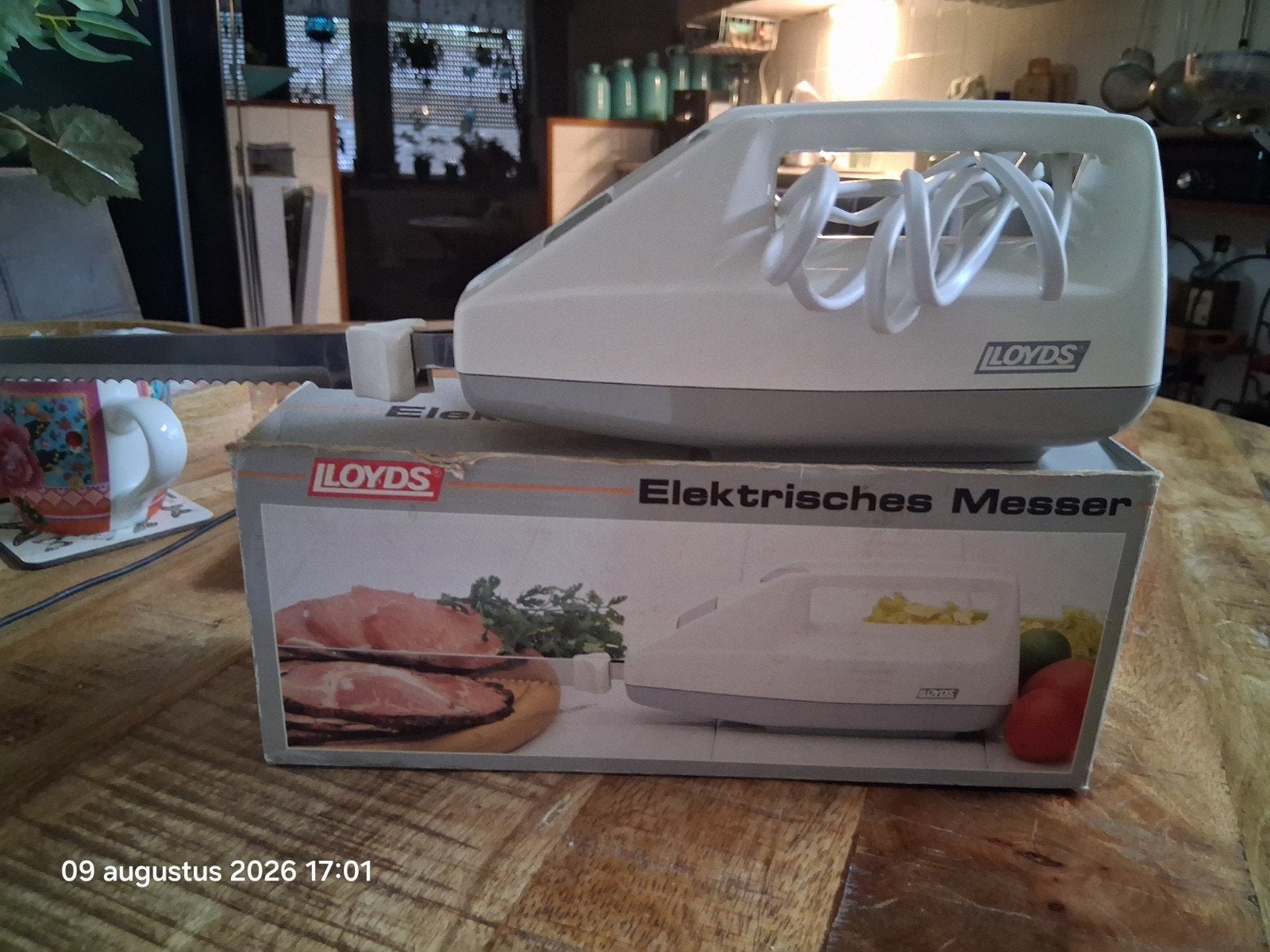 Elektrisch mes, Ophalen, Gebruikt
