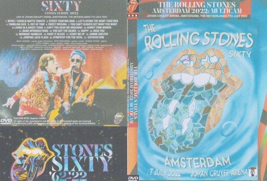 Rolling Stones live in Amsterdam 2022 sixty tour, Alle leeftijden, Verzenden, Nieuw in verpakking, Concert