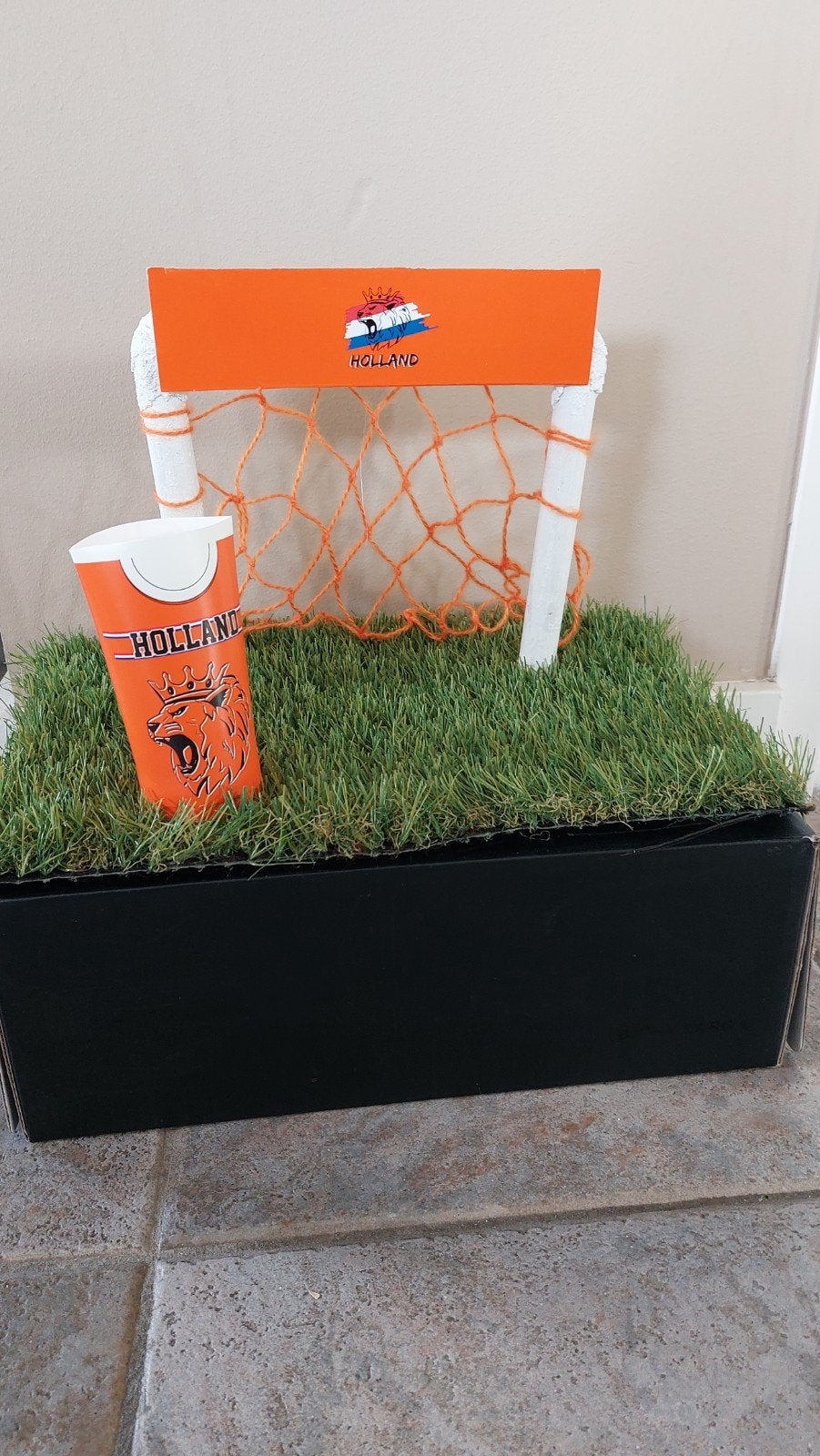 Surprise, oranje doel, goal, voetbal, hockey, Ophalen of Verzenden
