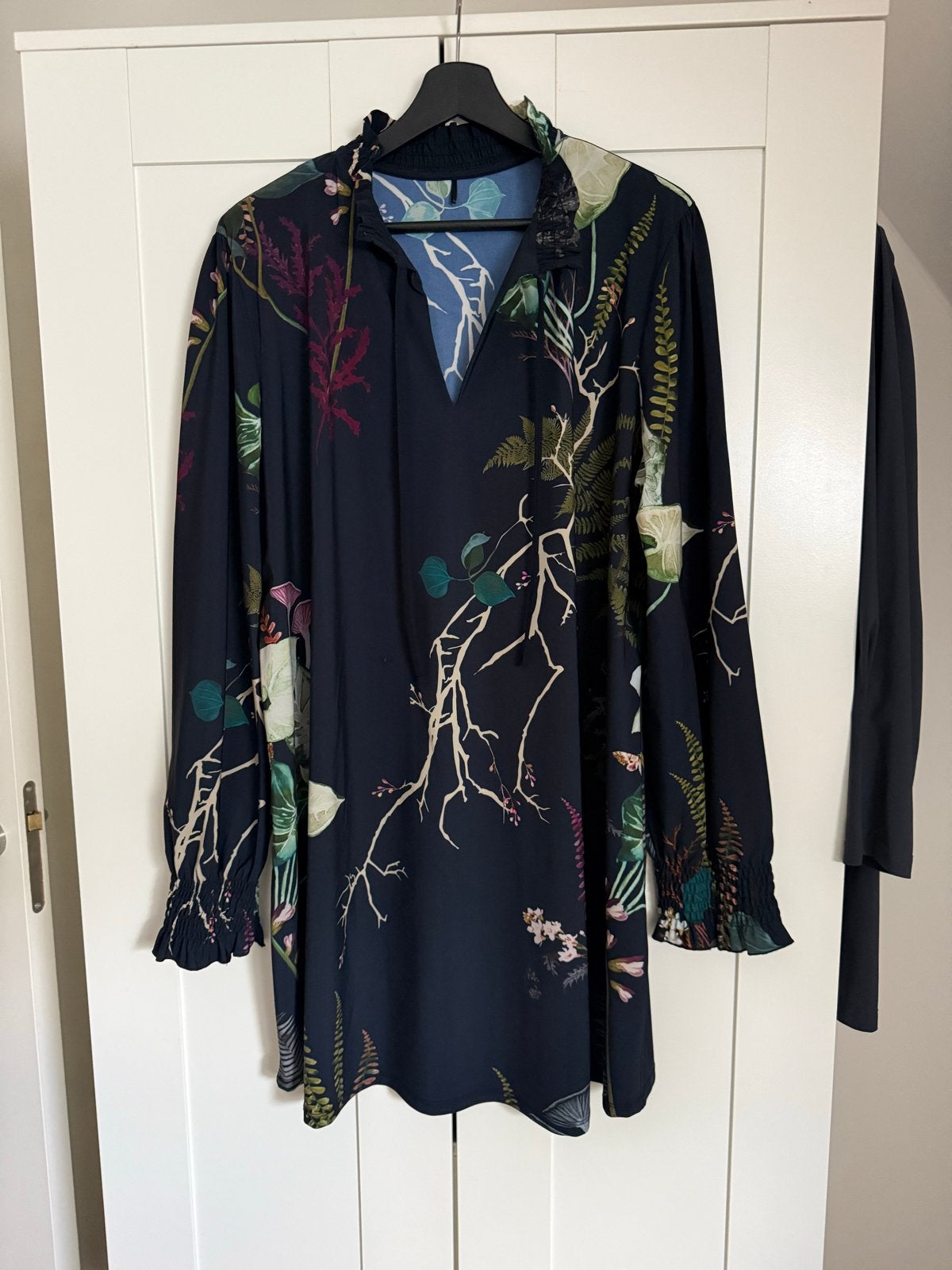 Plus Basics Smock Tuniek Donkerblauw maat 50, Ophalen of Verzenden, Zo goed als nieuw, Blauw, Blouse of Tuniek