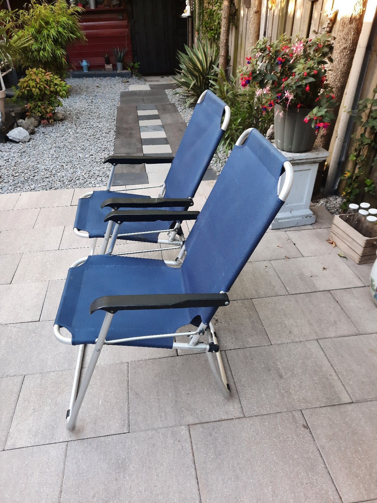 klap stoelen, Tuin en Terras, Ophalen, Gebruikt, Aluminium, Inklapbaar