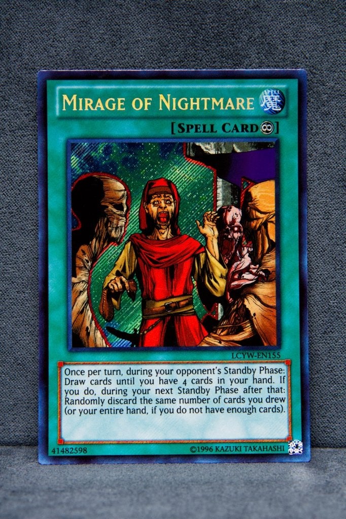Yu-Gi-Oh! Mirage of Nightmare LCYW-EN155 Secret Rare NM, Ophalen of Verzenden, Zo goed als nieuw, Losse kaart