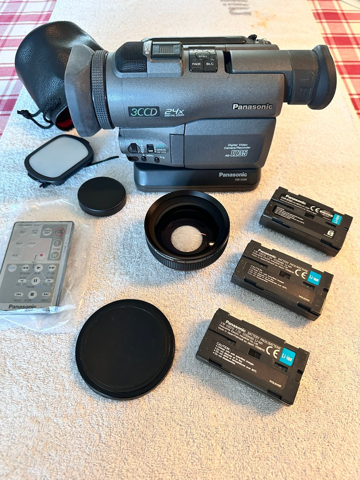 Panasonic DV Ag-EZ35 / VSK0499 module/ extra lens ALS NIEUW, Panasonic, 20x of meer, Ophalen of Verzenden, Zo goed als nieuw