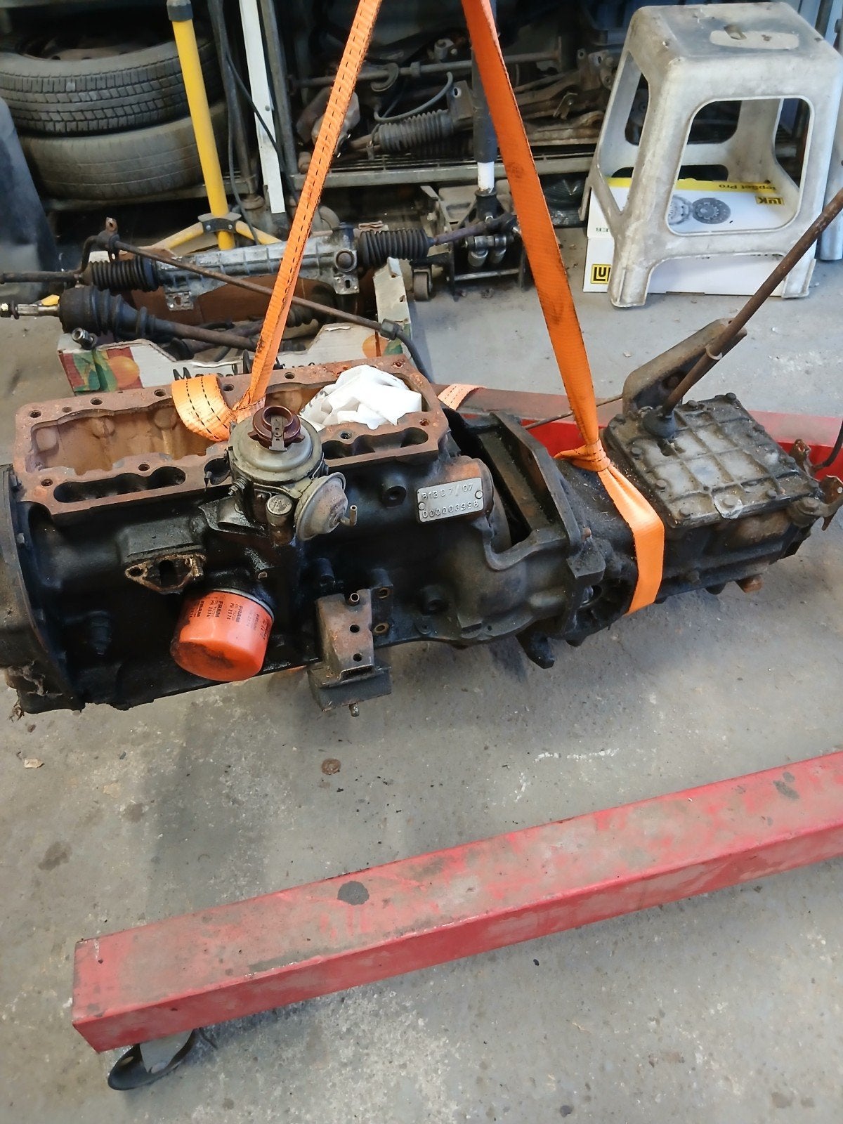 Motorblok met versnellingsbak - Gebruikt, Ophalen