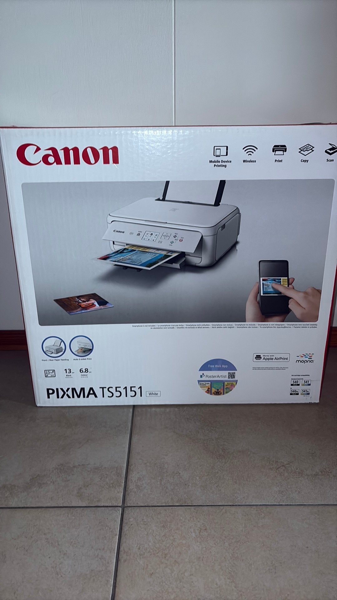 Canon pixma TS5151 foto printer, Ophalen, Zo goed als nieuw