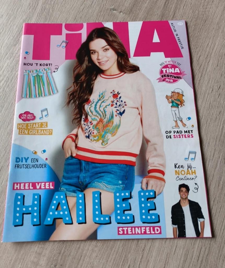 Tina Magazine - Hailee Steinfeld Cover (2019), Verzenden, Gelezen, Damesbladen