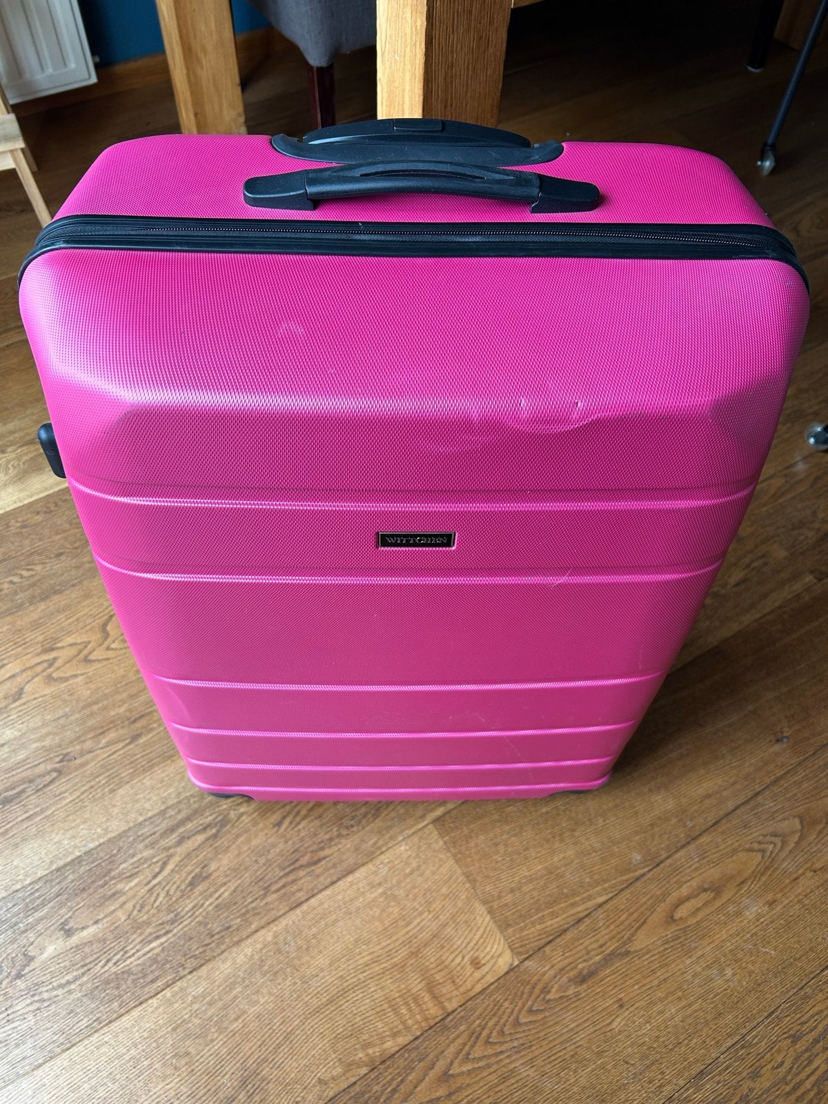 Roze koffer - Ideaal voor reizen, Wieltjes, Gebruikt, 20 tot 30 cm, Ophalen of Verzenden