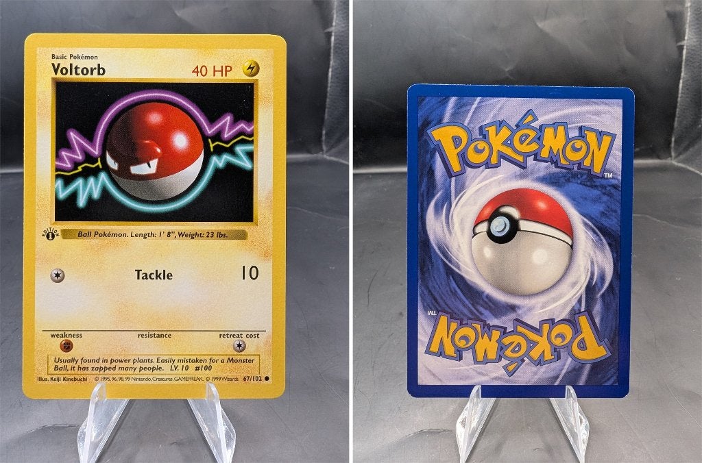 Voltorb Base Set (BS 67) - Excellent, Ophalen of Verzenden, Zo goed als nieuw, Losse kaart